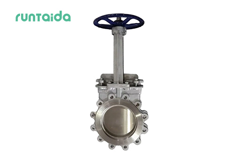 SS knife gate valve with handwheel