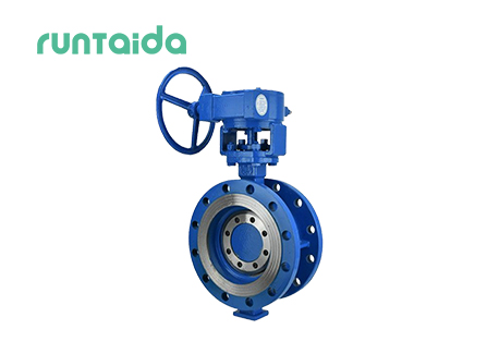 Triple offset flanged butterfly valve